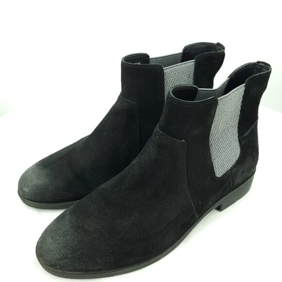 Vionic Alana Suede Comfort Ankle Boot with Arch Support 8.5 Black - Picture 7 of 12